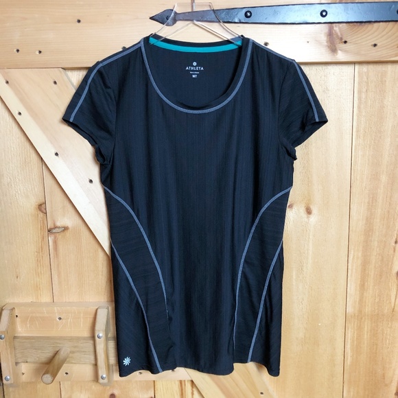 Athleta Tops - athleta | charcoal grey short sleeve tee tall